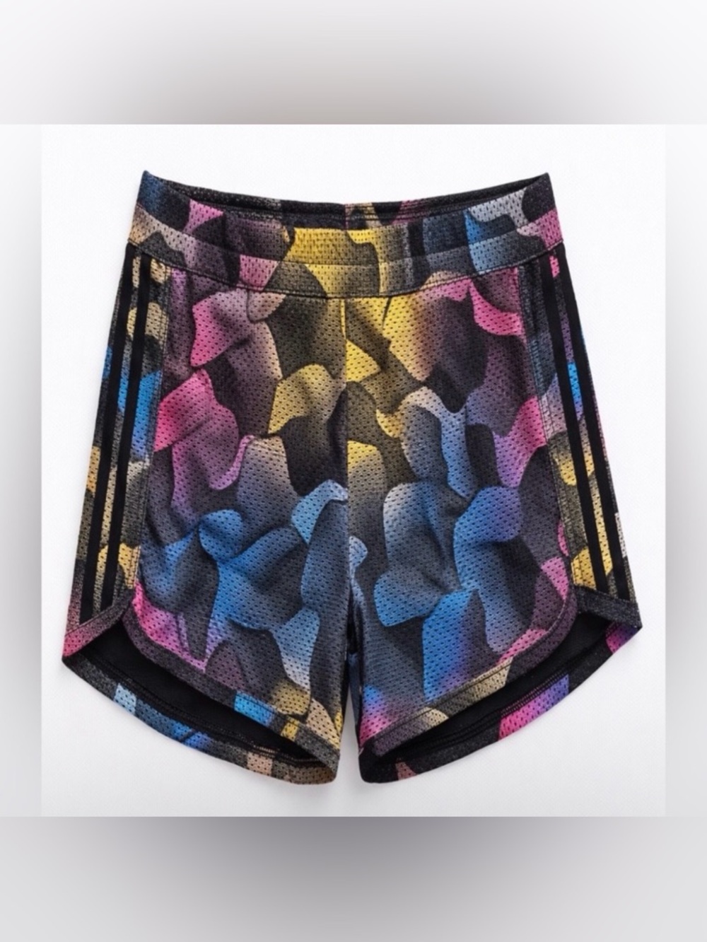 Adidas NWT Men’s Large Multicolor Camo Mesh Running Shorts